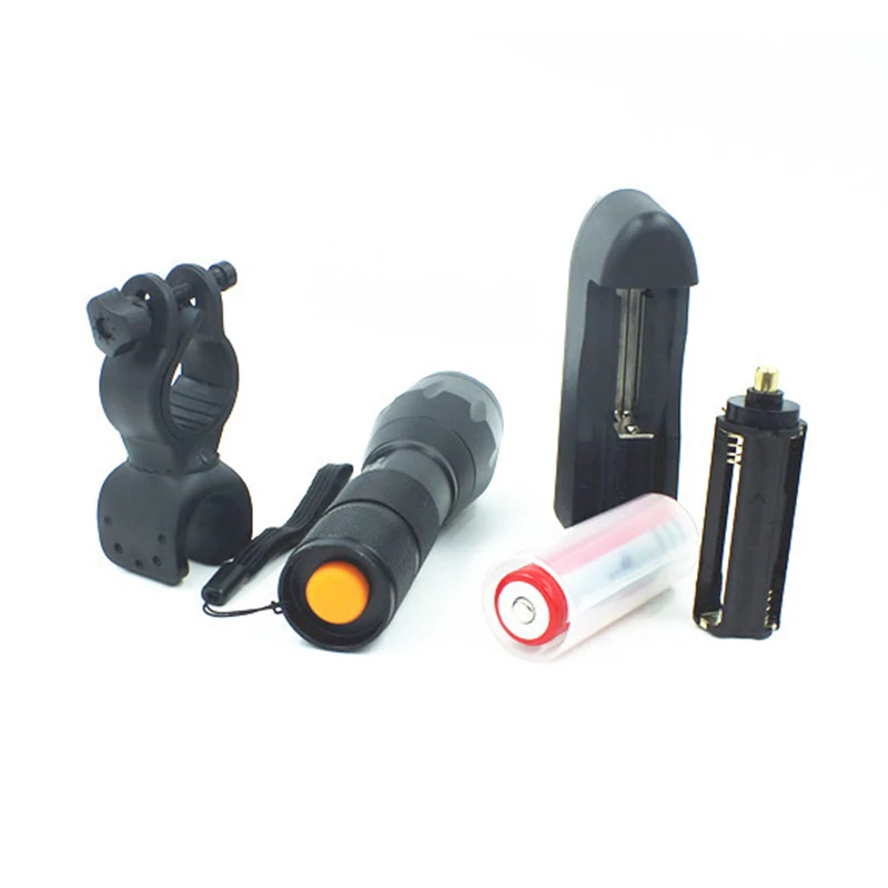 AIMIHUO Cree Xm-L T6 LED Flashlight Zoomable 5 Mode LED Torch Waterproof Flashlight Lamp Lanterna For Rechargeable 18650 Battery (10)