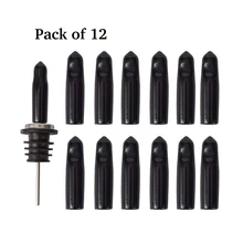 Дизайн крышки для выливания ликера-12 шт пластиковые крышки для выливания бутылок пылезащитные крышки(не включая выливание носика