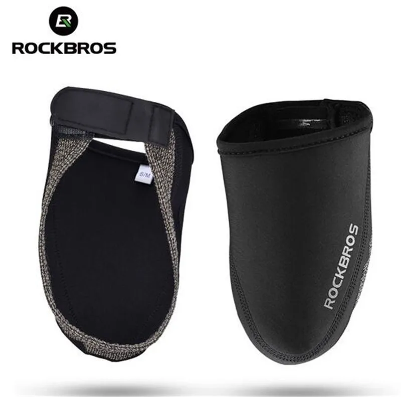 

ROCKBROS Cycling Bike Shoes Cover Windproof Abrasion Resistant Fabric Keep Warm Half Overshoe MTB Ride Road Bicycle Shoe Covers