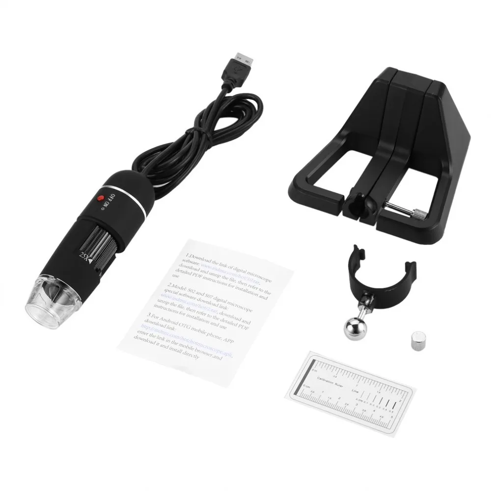 25X 600X USB 2 0 цифровой стерео электронный микроскоп Лупа с 8 светодиодный свет