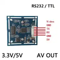 50 ピース RS232/TTL Arduino JPEG デジタルシリアルカメラモジュール SCB-1 とビデオ出力サポート VIMICRO VC0703 VC0706 プロトコル