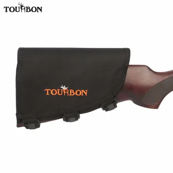 

Tourbon Hunting Left Hand Gun Butt Stock Sniper Cheek Rest Rifle Cartridges Ammo Shells Holder for Shooting Gun Accessories