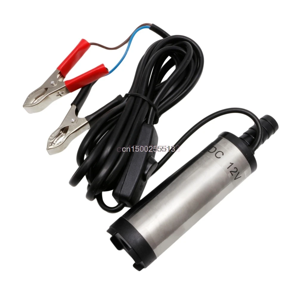 

New DC 12V Stainless Steel Submersible Diesel Fuel Water Oil Pump 12L Per Minute