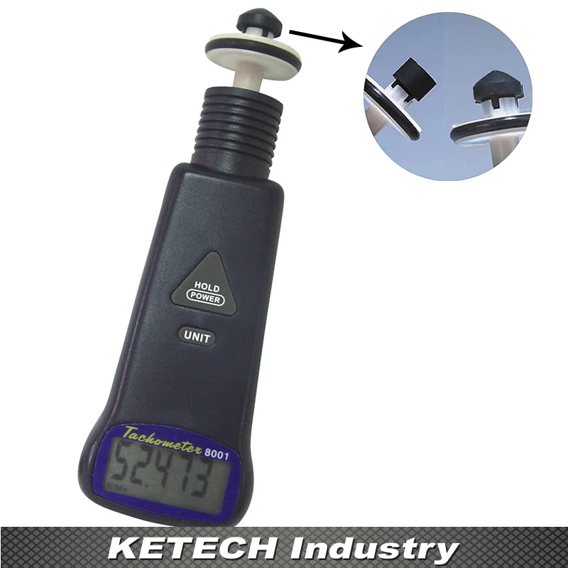 AZ-8001 Handheld Pocket Tachometer Digital Contact Mini | Инструменты