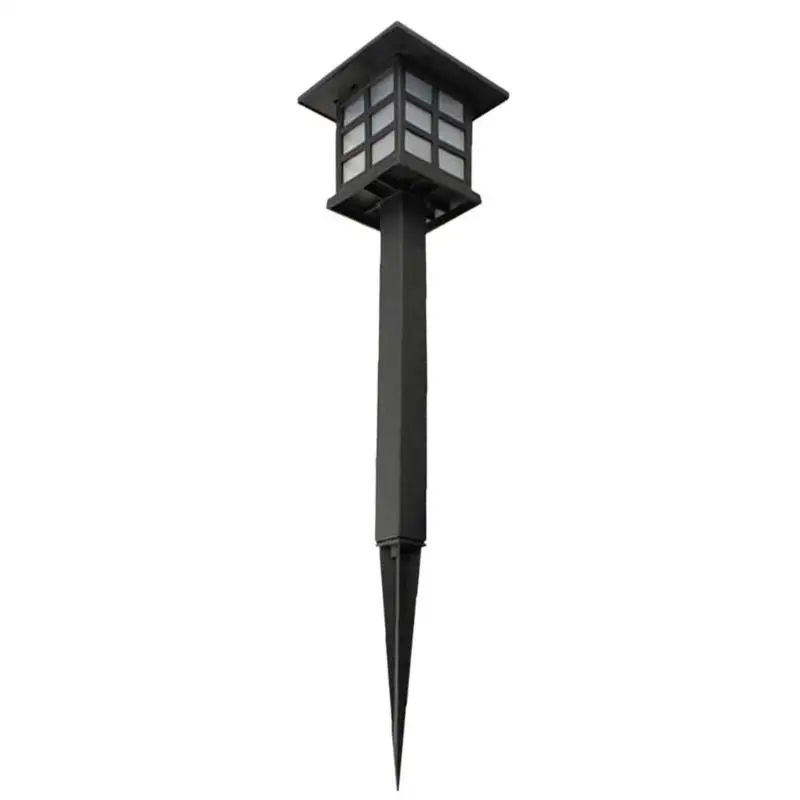 

2Pcs Outdoor Solar Power LED Light Waterproof Path Way Landscape Garden Fence Lamp Cold Light Wall Hanging Solar Garden Lamp