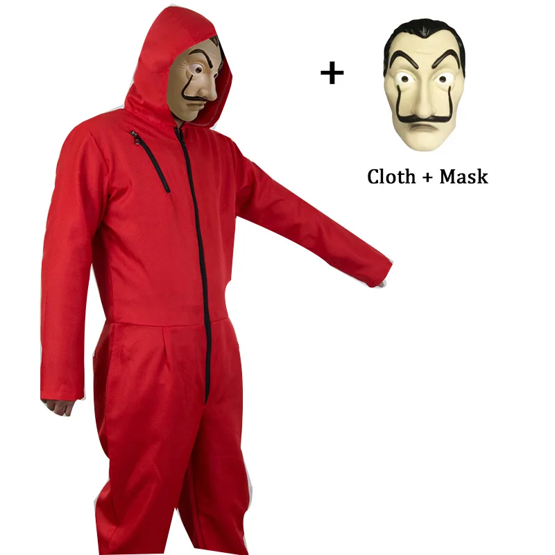 La Casa De Papel Costume Money Heist The House of Paper Cosplay Disfraz Halloween Costumes Women Men Deguisement Adults Kids Boy