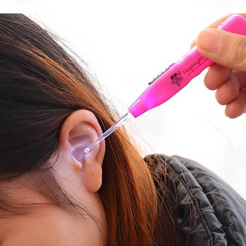Newest ear cleaner lighting earpick Flashlight earpick Flashlight