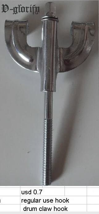 

Bass drum claws with screws drum claw hook