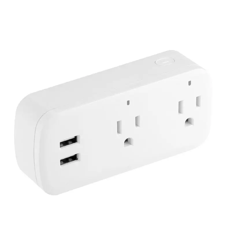 

Hot Double-Control Smart Wifi Plug Timer Socket House Automation With Alexa Echo Control App For Iphone Android Smart Hom