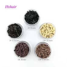 1000 шт 2,8 мм медные трубки микро кольца/звенья бусины/черный d-коричневый коричневый l-коричневый блонд