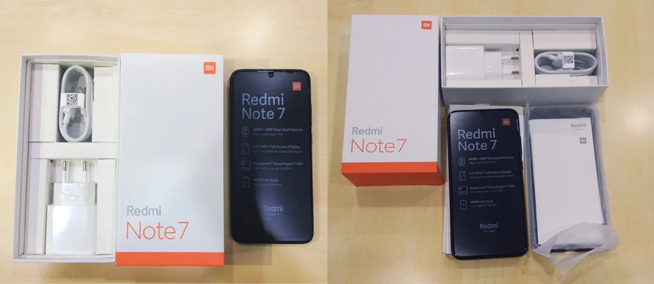 Xiaomi Note Redmi 7 4 Гб 64 жесткий ГБ 48MP Dual Camara 13MP 6," экран капля батареи 4000 мАч