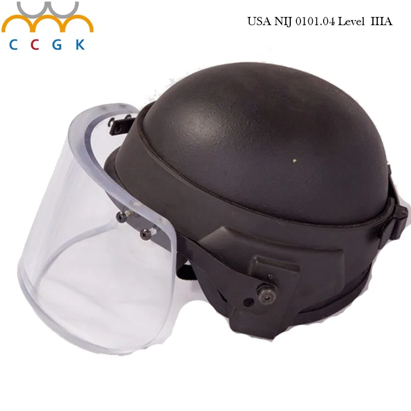 Bullet Proof Glass Ballistic Face Shield Military tatico ...
