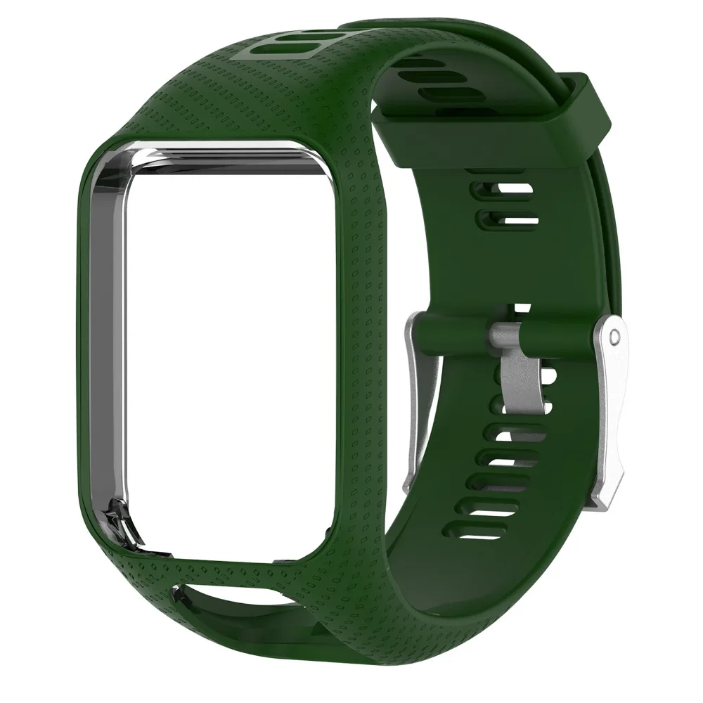 Сменный Браслет TPE ремешок для TomTom Adventurer Golfer 2 Runner 2/3 Spark/Spark 3 GPS часы аксессуары