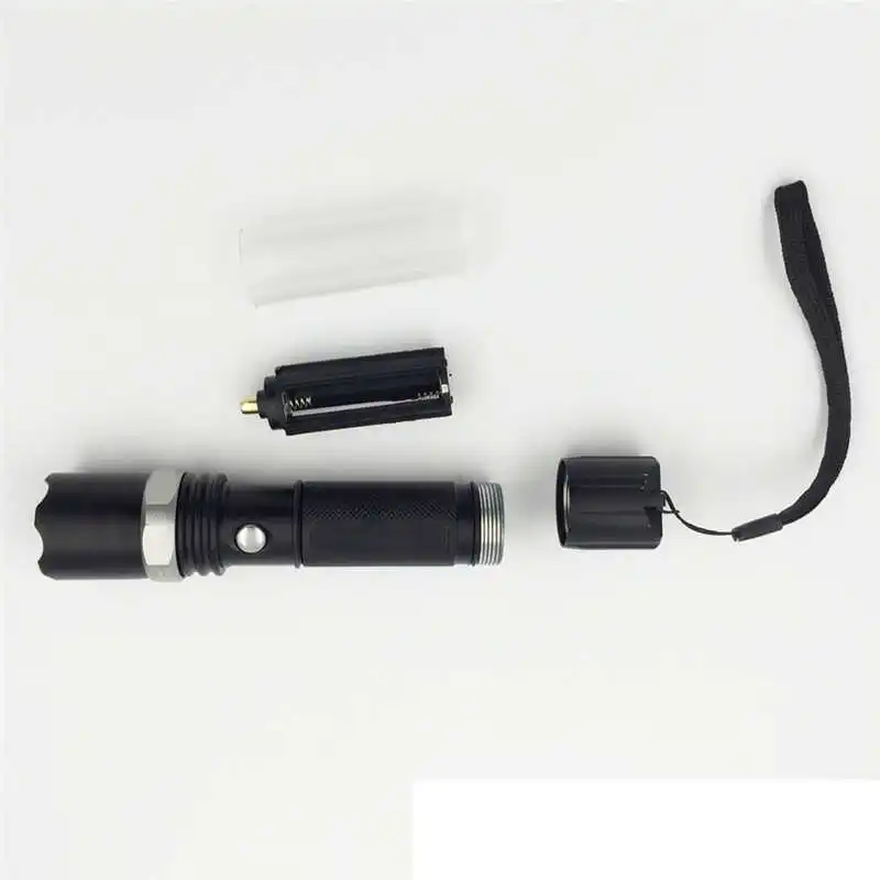 Powerful led flashlight Tactical Police Heavy Duty 3W LED Rechargeable Flashlight lanterna led bike by 18650aaa battery #3o4 (7)