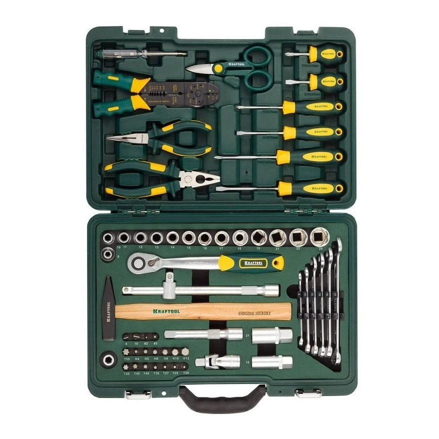 Set hand tool KRAFTOOL 27977-H59 (59 items, multifunctional set professional tool) Set hand tool KRAFTOOL 27977-H59 (59 items, multifunctional set professional tool)