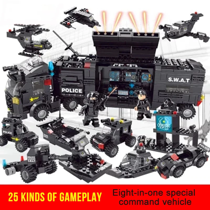 

Military WarShip Blocks Educational Assemble Building Block Sets Educational Toys For Children Building Bricks Model Legoing