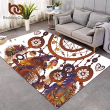 BeddingOutlet акварель ковер в богемном стиле белый большой площади ковры для Гостиная в стиле «Ловец снов»; прямоугольник Спальня коврик 50x80 см