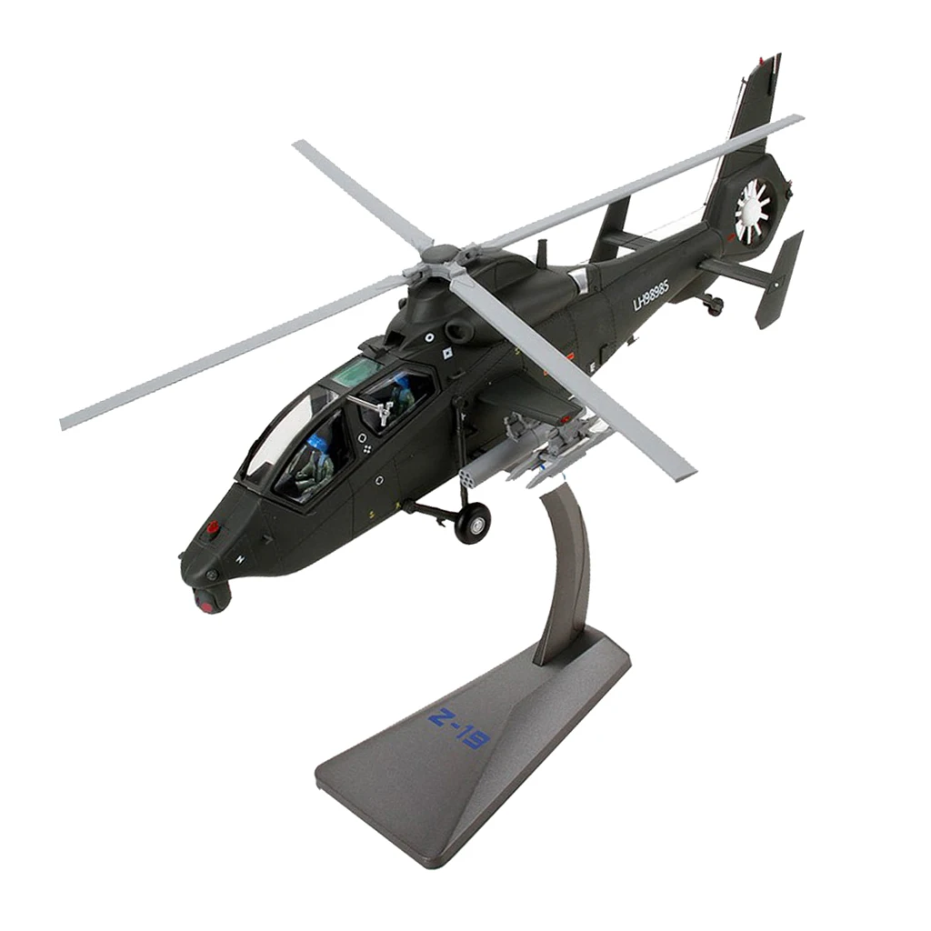 1/48 Diecast Alloy Airplane Model Z-19E Yuan Dedicated Attack Helicopter