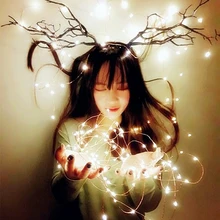 LED Strip String Lights Copper Wire 10M 100LEDs USB Battery Waterproof RGB Wedding decora Party Christmas Flasher Fairy Lights