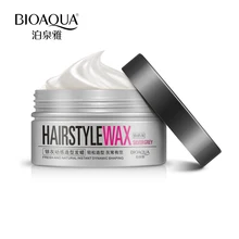 Бренд BIOAQUA, 100 г, унисекс, цветная Восковая краска для волос, одноразовая формовочная паста, временная, сделай сам, крем для укладки, краска для волос серого цвета, воск