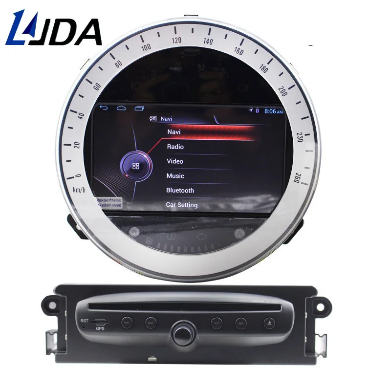 LJDA 1 Din Android 4,4 Car CD DVD Player para BMW Mini Cooper 2010 2011 2012 2014 2013 GPS navegación multimedia Audio Radio WIFI