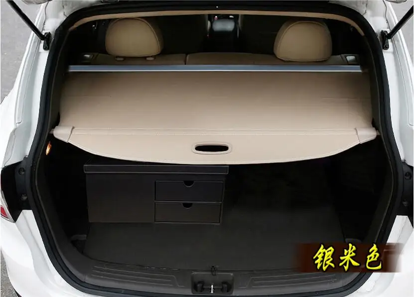 Автомобиль задний багажник защитный лист для багажника Экран щит Тень Обложка подходит для KIA Sorento 2009 2010 2011 2012(черный, бежевый