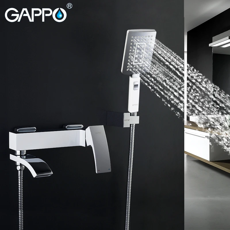 Preise Gappo chrom messing hause dusche armaturen bad dusche wasserfall dusche köpfe chrome mixer wasserhahn bad dusche set