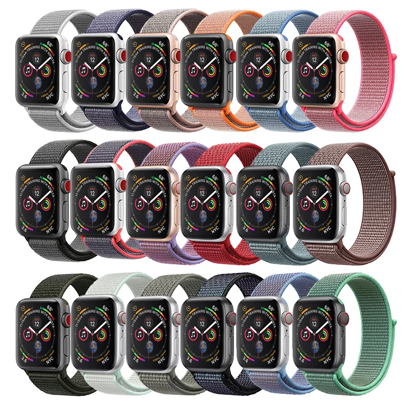 

For Apple Watch Replacement band 42MM/44MM Nylon Soft Breathable Strap for Apple Watch 3/2/1 Series4