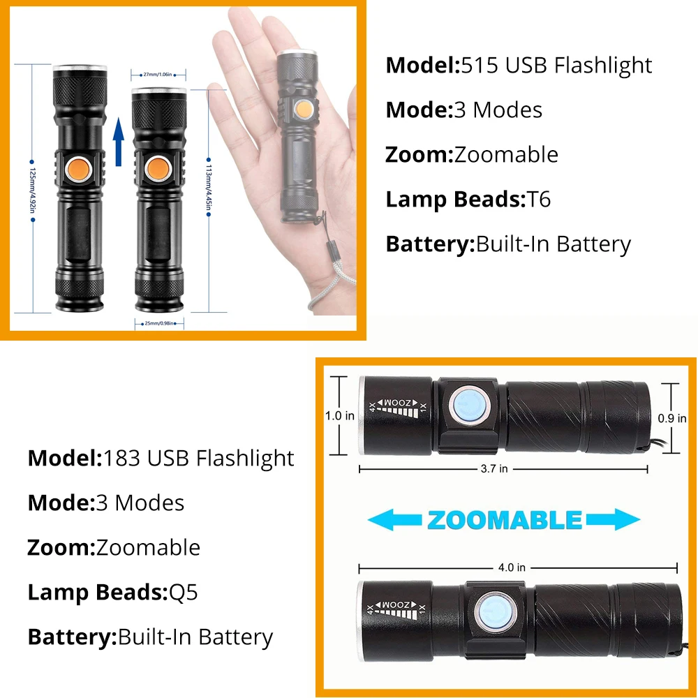 Perfect 8000 Lumen USB Rechargeable Bicycle Light MTB Bike Light Zoom Flashlight Waterproof Built-in 18650 Battery Bicycle Accessories 1 Perfect 8000 Lumen USB Rechargeable Bicycle Light MTB Bike Light Zoom Flashlight Waterproof Built-in 18650 Battery Bicycle Accessories 1