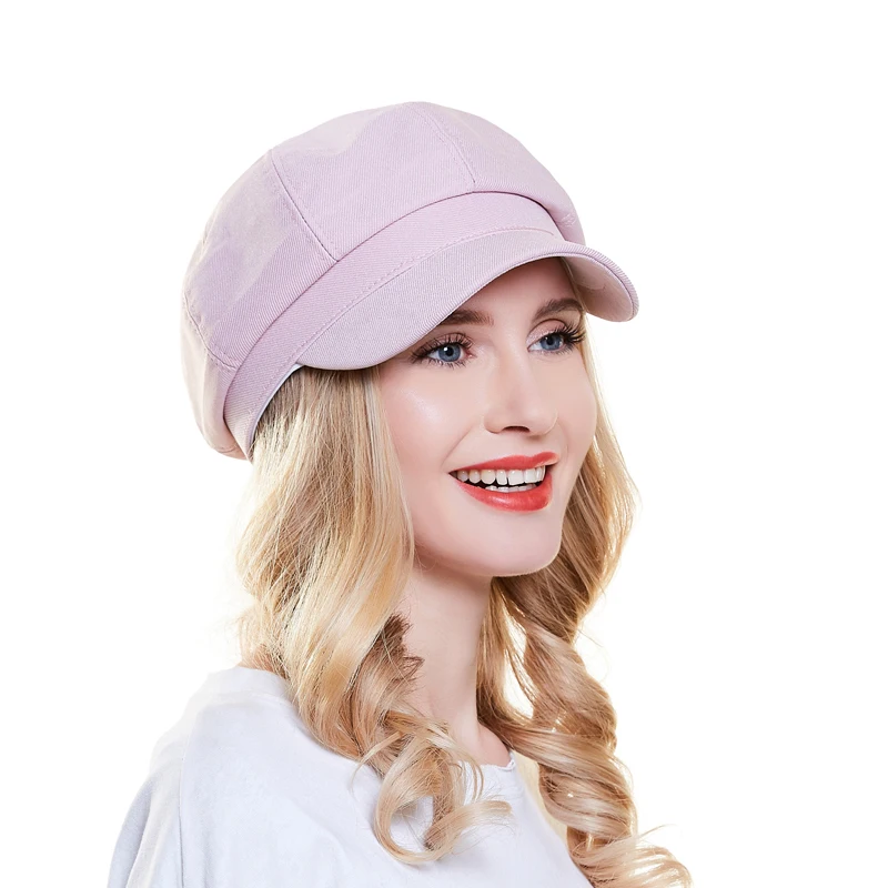 

Fashion Women Hat Octagonal Cap Female Beret Hat Spring Summer Baseball Caps Casual Newsboy Caps Visor Octagonal Hats