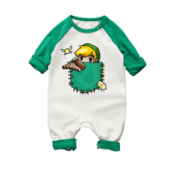 

Newborn Baby Girl Rompers Cartoon Printing Long Sleeve Jumpsuit Romper Infant Unisex Boy Body Clothing