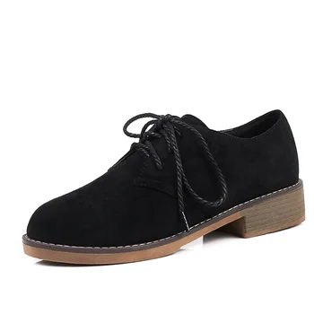 

Institute of new low wind spring 2019 to side with the size of code 31-43 lace-up joker single woman shoes