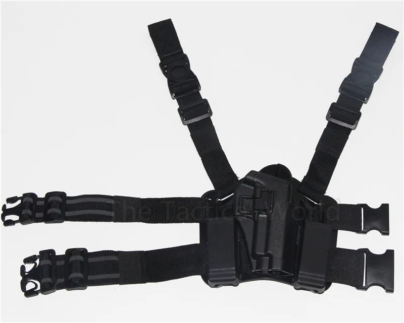 Airsoft Paintball Accessories Thigh Drop Leg Holster Black Green Tan Sig Sauer P226 Hand Gun