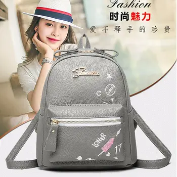 

US Women Ladies Backpack PU Leather Shoulder Bags Handbag Rucksack Handbag Tote
