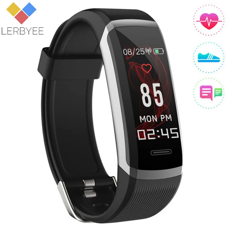 

Lerbyee GT101 Fitness Tracker Heart Rate Monitor Bluetooth Smart Band Sleep Monitor Pedometer Smart Watch New for iPhone xiaomi