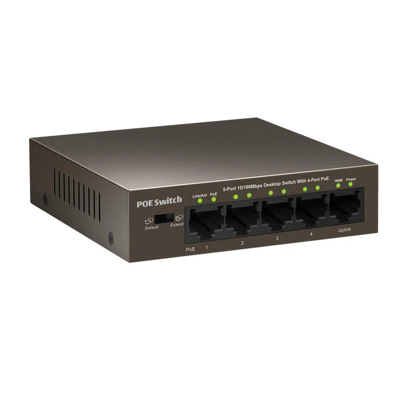 XinFi 5 портов PoE коммутатор IEEE802.3af/IEEE802.3at 4 PoE коммутатор мощность по Ethernet Endspan для ip-камер AP IP телефон 63 Вт