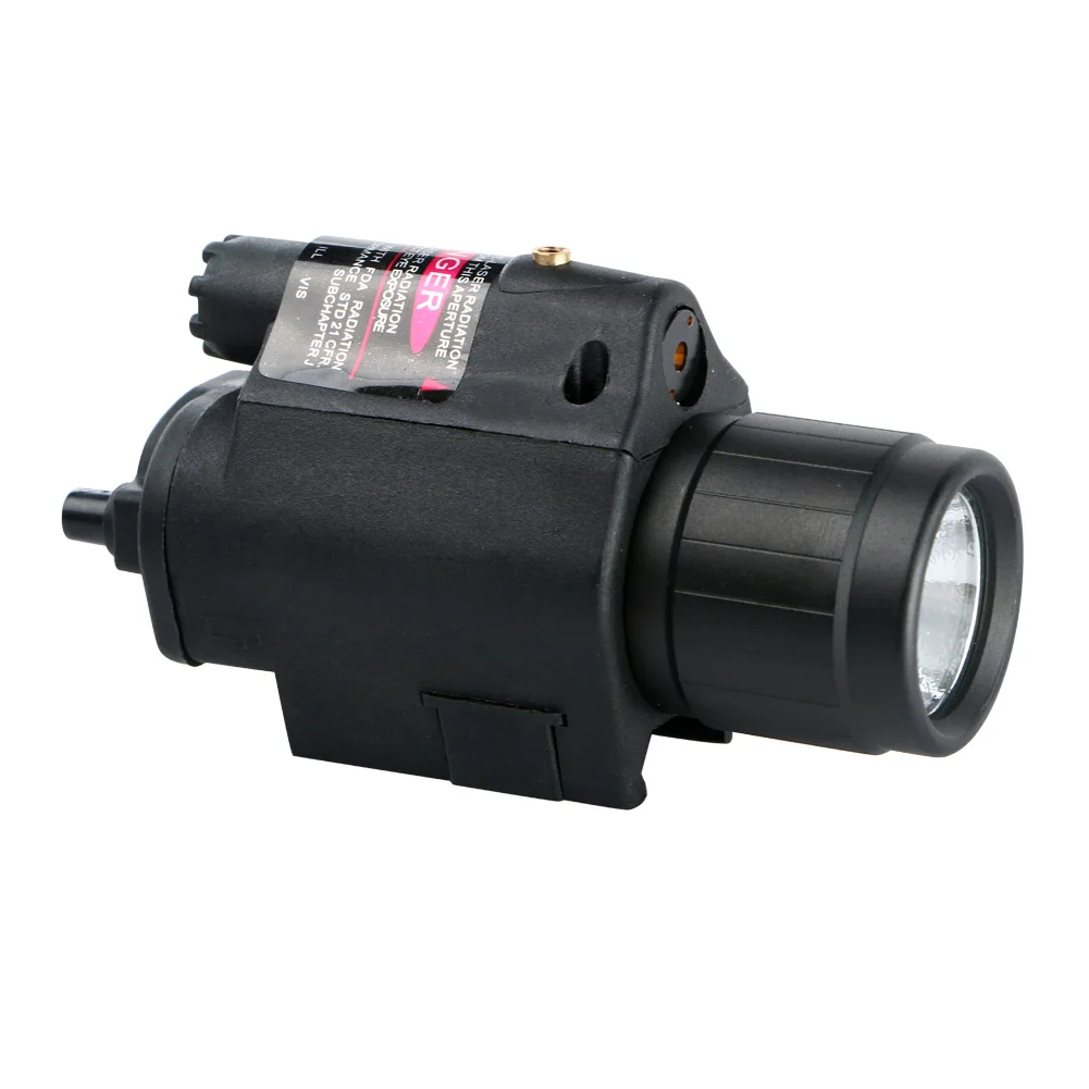 3 режима Тактический Insight красный лазер Q5 светодиодный фонарик 300 люмен пистолет с хвостом дистанционный переключатель давления