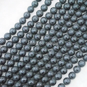 

38 Pieces/Lot,Black Great Wall Designs Agatee Stone,Fit For Shambala Bracelet Making,And Men Jewelry,Size: 10mm