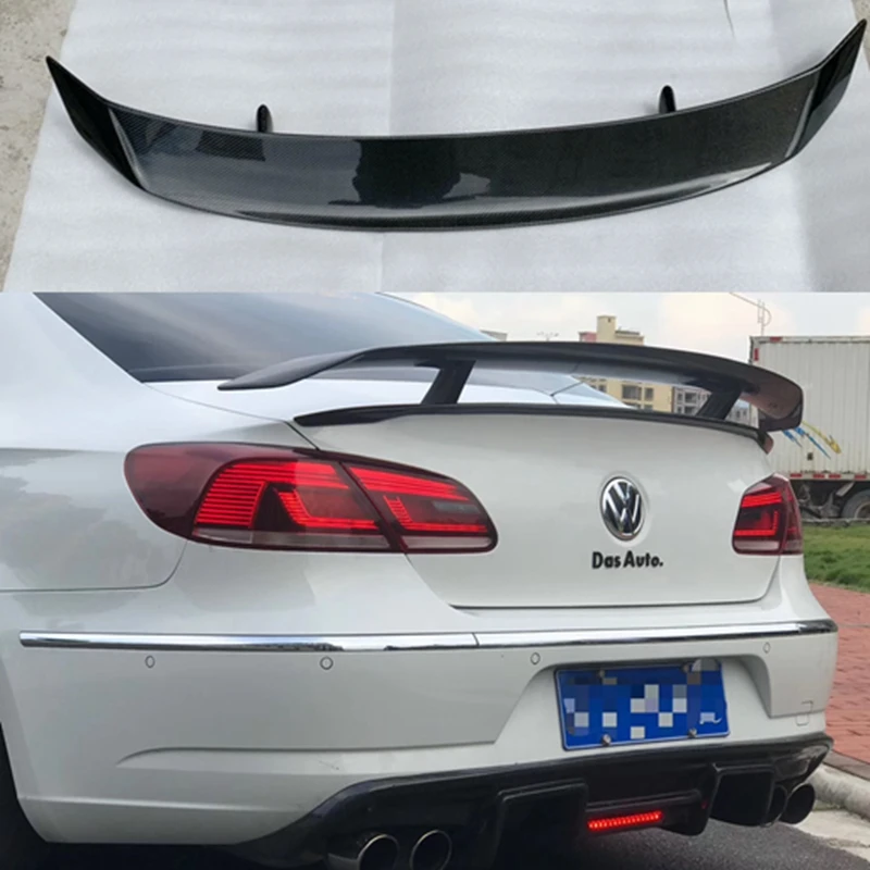 Спойлер на заднюю крышу из углеродного волокна для Volkswagen VW Passat CC Sandard 2009-2017 R Style |