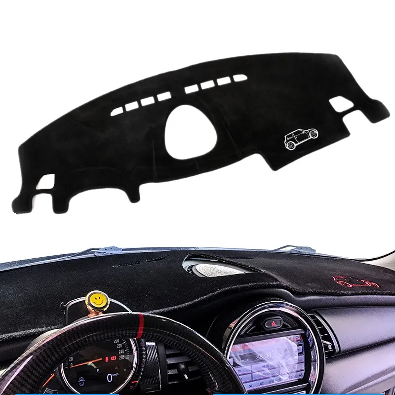 Black Car Dashboard Mat Avoid Light Safety Drive Anti glare Mat