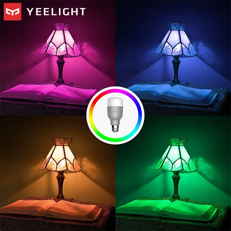 

YEELIGHT Original XIAOMI E27 9W Discolourable LED Bulb 600Lumens Phone WiFi Remote Control MIJIA Lighting Bulbs For Smart home