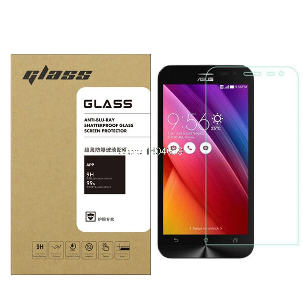 ZE500KL Screen Protector 9H 0.26mm 2.5D Anti-Explosion Tempered Glass For For ASUS Zenfone 2 Laser ZE500KL / ZE500KG