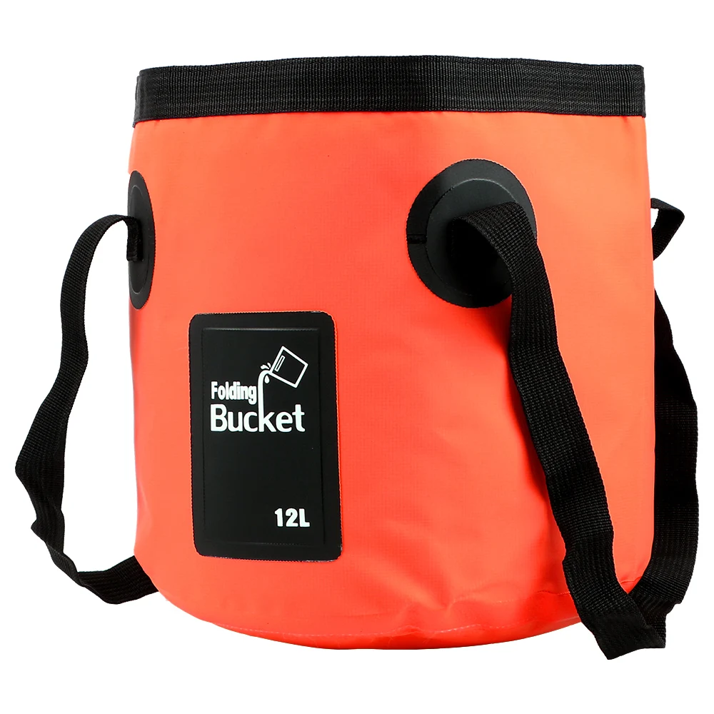 NICEYARD 12L сумка для мойки раковины ведро для мойки автомобилей портативное складное ведро для воды многофункциональное складное ведро - Цвет: Оранжевый
