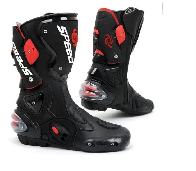 

New style leather boots motorcycle boots Racing boots riding boots waterproof windproof b1001