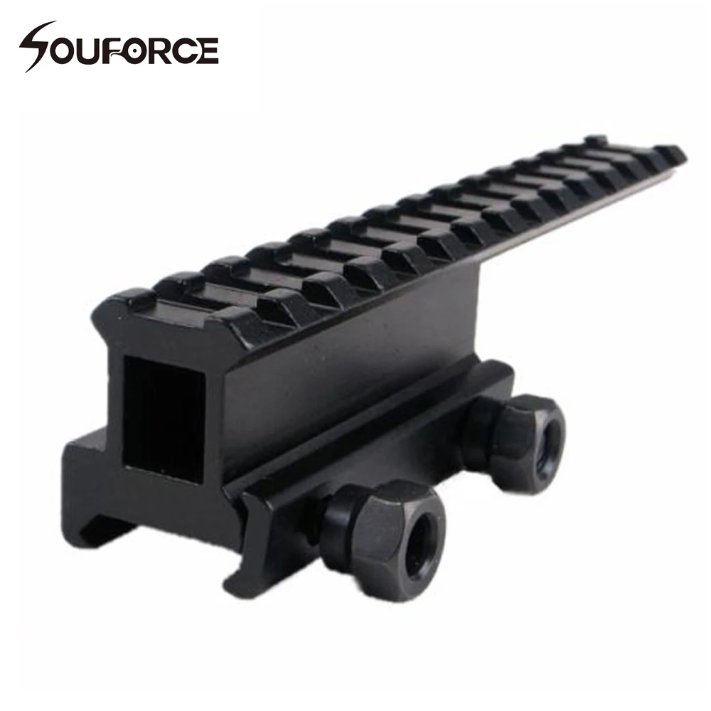 Tactical Extension Rail Mount High Riser Base Converter for 20mm Picatinny/Weaver Rail for Riflescopes Airsoft Guns Tactical Extension Rail Mount High Riser Base Converter for 20mm Picatinny/Weaver Rail for Riflescopes Airsoft Guns