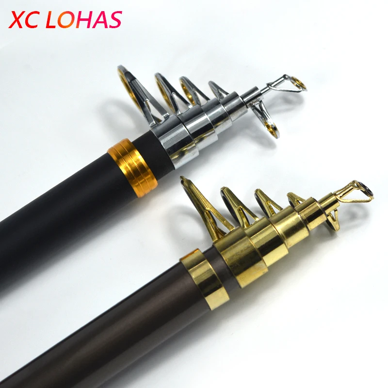 1x Exclusive Carbon fiber Telescopic Sea fishing rod 2.1//2.4//2.7//3.0//3.6 m New