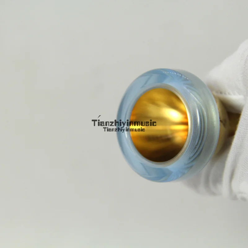 Новый стиль Barirone Trombone вход Monel мундштук позолоченный|Латунные детали и