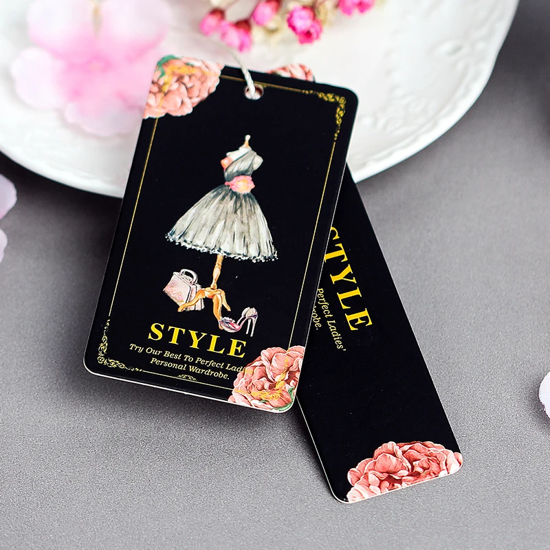 free shipping customize children clothing hang tag/printed labels/baby garment tag printing/gift packing labels/decorated card