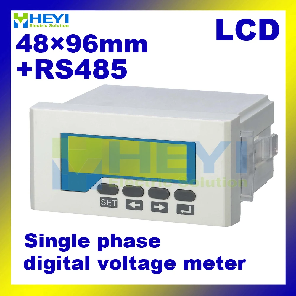 Single phase LCD digital voltage meter HY AV ac dc digital volt meter