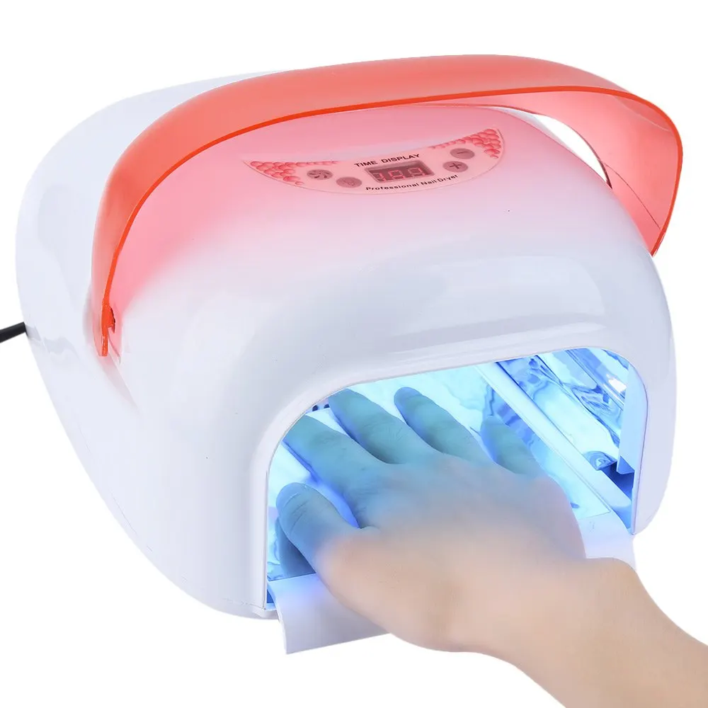 

36W UV Nail Lamp Phototherapy with Fan EU Plug Sub-file Level Aviable Electric Manicure Tool for Nail Gel